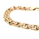 Pre Owned 9ct Mens Double Curb Bracelet ZR952